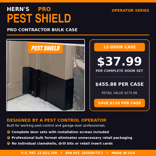 Hern's Pro Pest Shields – Pro Contractor Bulk Case Pack (12 Sets)
