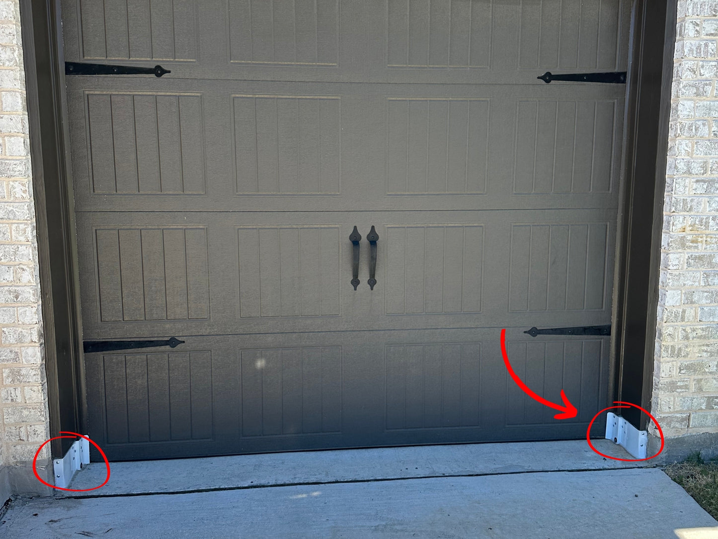 garage lower corner pest shield Product Installed